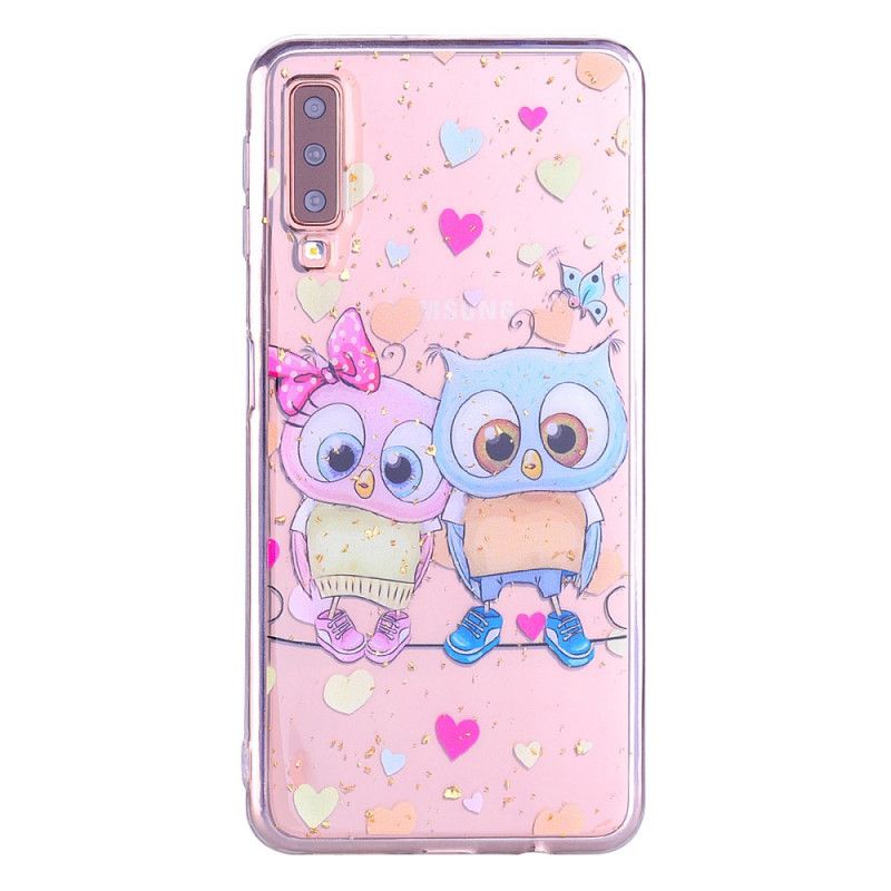 Hoesje Samsung Galaxy A70 Liefde En Glitter