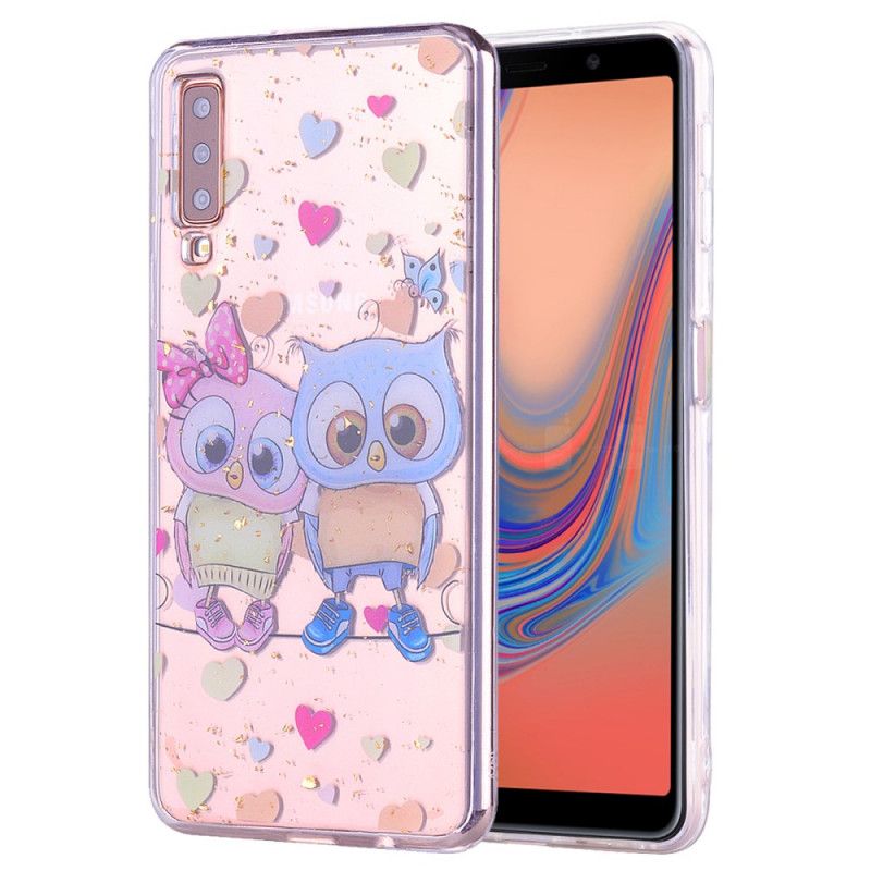 Hoesje Samsung Galaxy A70 Liefde En Glitter