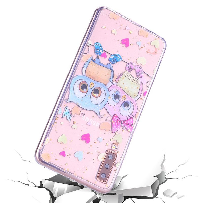 Hoesje Samsung Galaxy A70 Liefde En Glitter