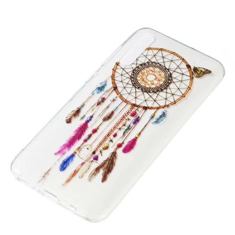 Hoesje Samsung Galaxy A70 Transparante Kleurrijke Dromenvanger