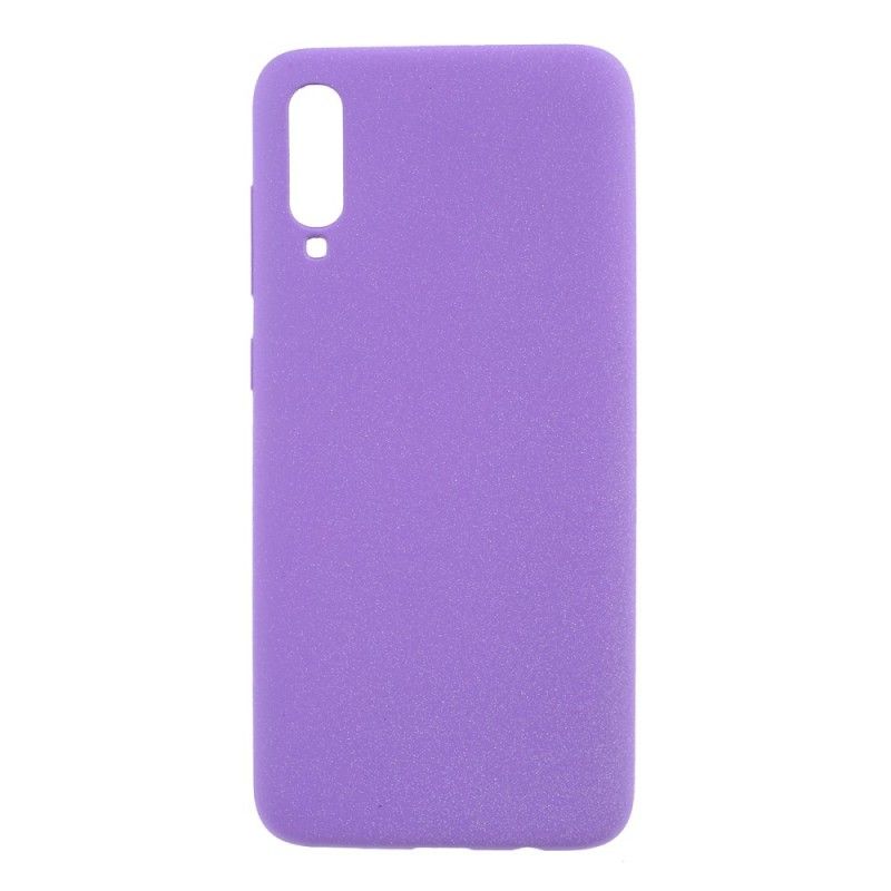 Hoesje voor Samsung Galaxy A70 Lichtpaars Matte Glitter