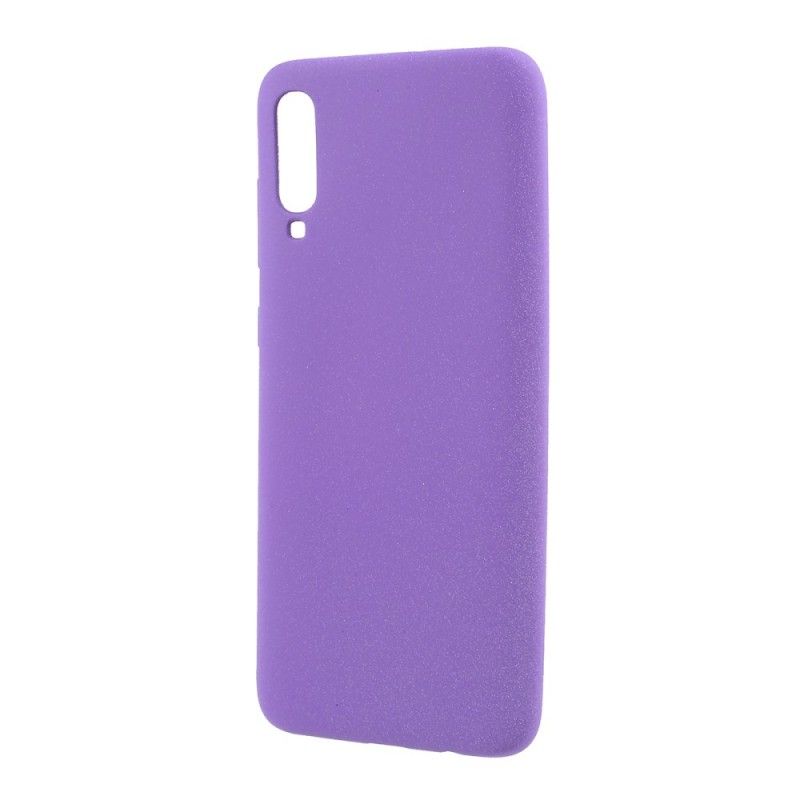 Hoesje voor Samsung Galaxy A70 Lichtpaars Matte Glitter