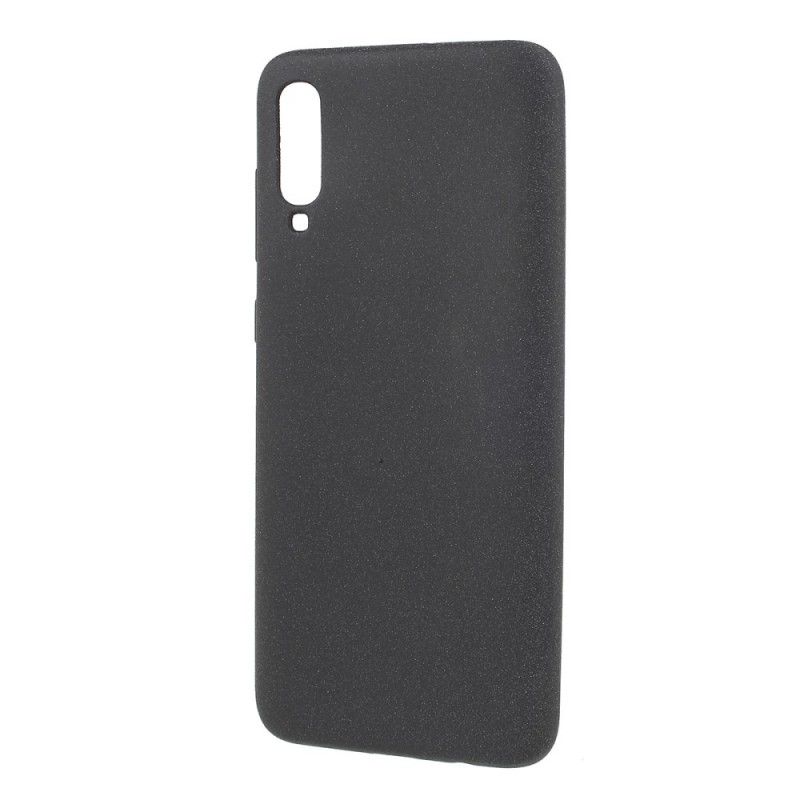 Hoesje voor Samsung Galaxy A70 Lichtpaars Matte Glitter