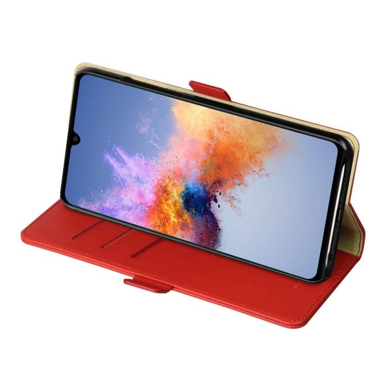 Leren Hoesje voor Samsung Galaxy A70 Zwart Dzgogo Milo-Reeks