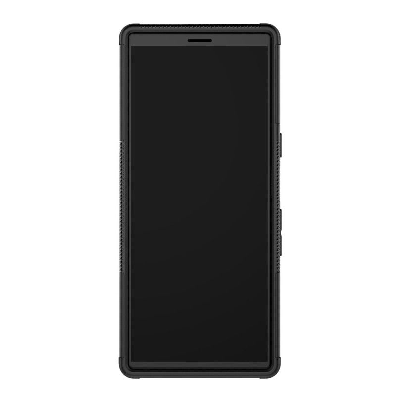 Hoesje Sony Xperia 10 Plus Wit Zwart Ultrabestendig