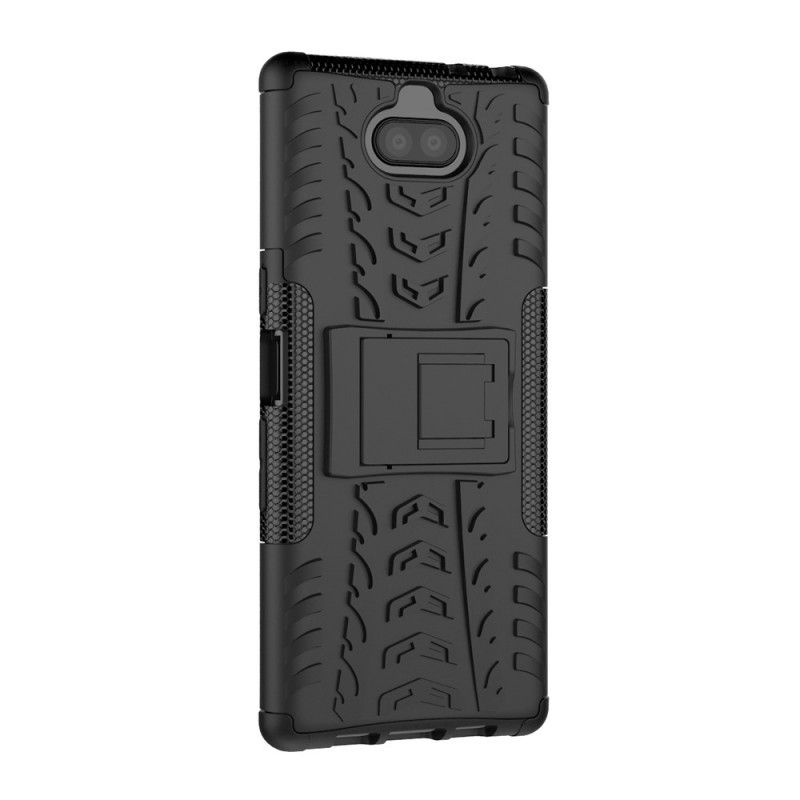 Hoesje Sony Xperia 10 Plus Wit Zwart Ultrabestendig