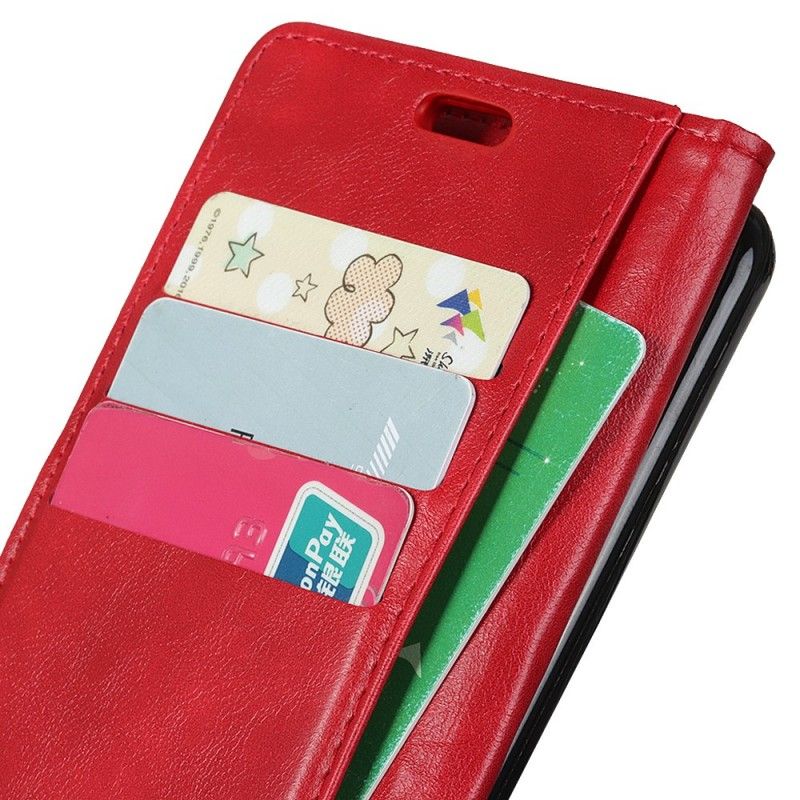 Leren Hoesje Sony Xperia 10 Plus Antiek Leereffect