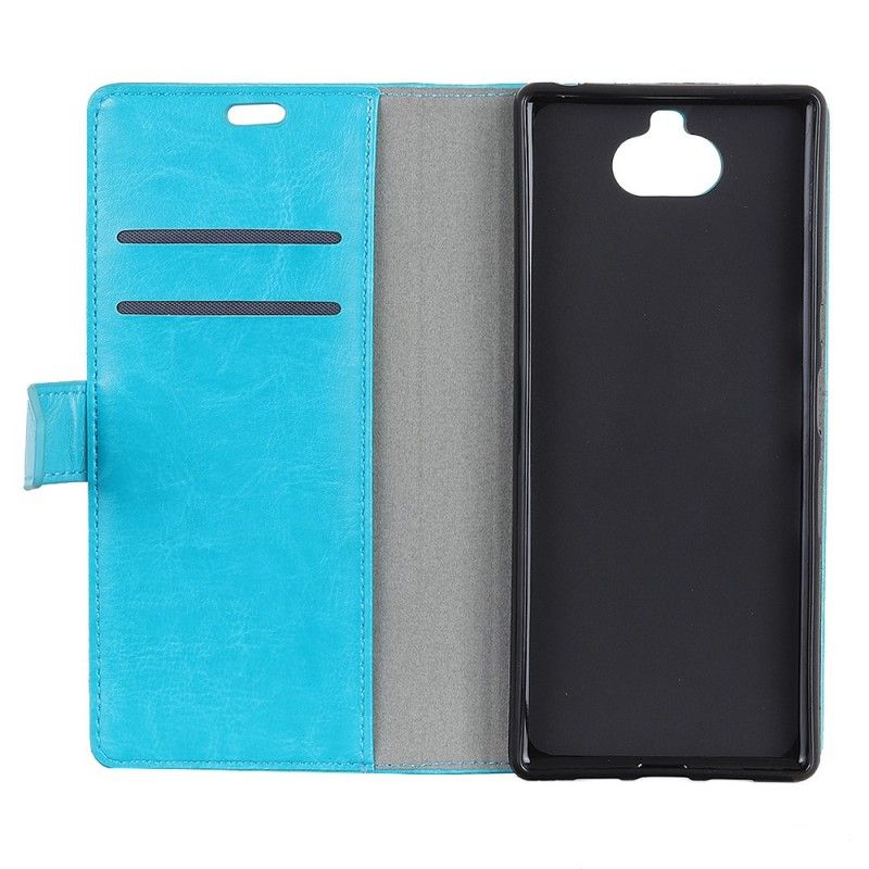 Leren Hoesje voor Sony Xperia 10 Plus Retro Kunstleer