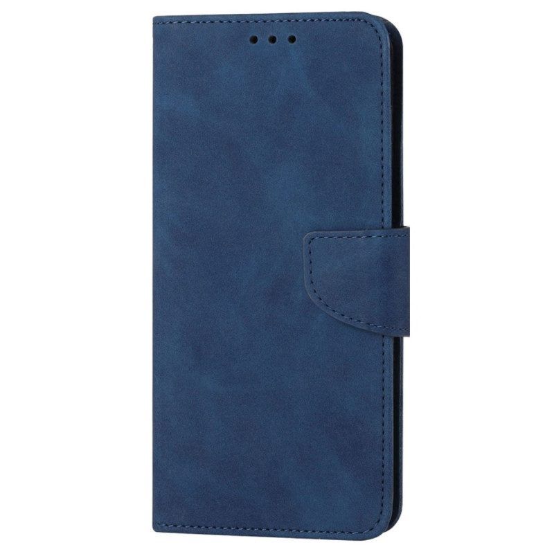 Leren Hoesje voor Xiaomi 12T / 12T Pro Met Ketting Effen Bandjes Met Leereffect