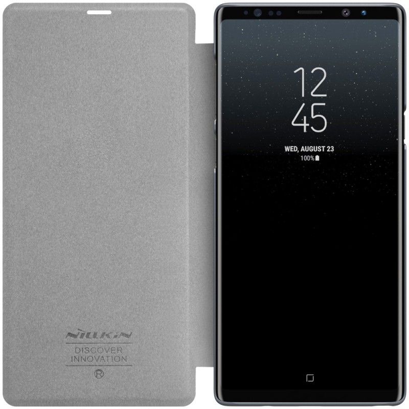 Folio-hoesje Samsung Galaxy Note 9 Goud Wit Telefoonhoesje Nillkin