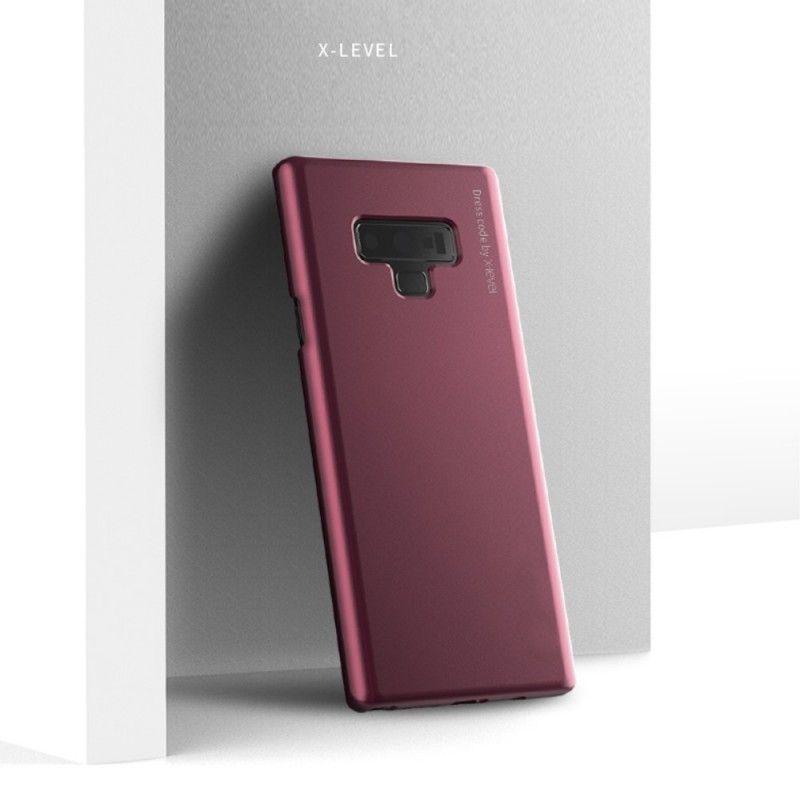 Hoesje Samsung Galaxy Note 9 Paars Zwart Mate Premium-Serie