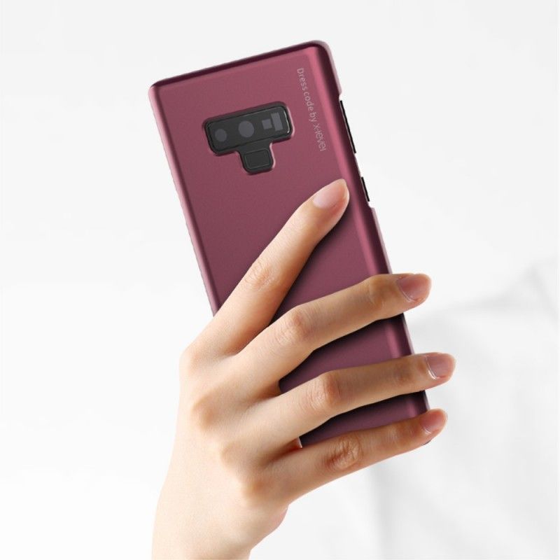Hoesje Samsung Galaxy Note 9 Paars Zwart Mate Premium-Serie