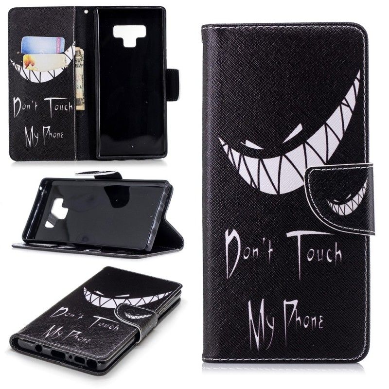 Leren Hoesje Samsung Galaxy Note 9 Duivelse Telefoon
