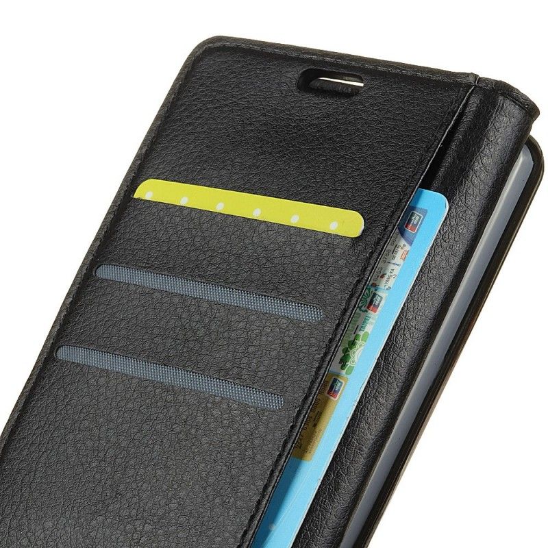 Leren Hoesje Samsung Galaxy Note 9 Zwart Retro Kunstleer