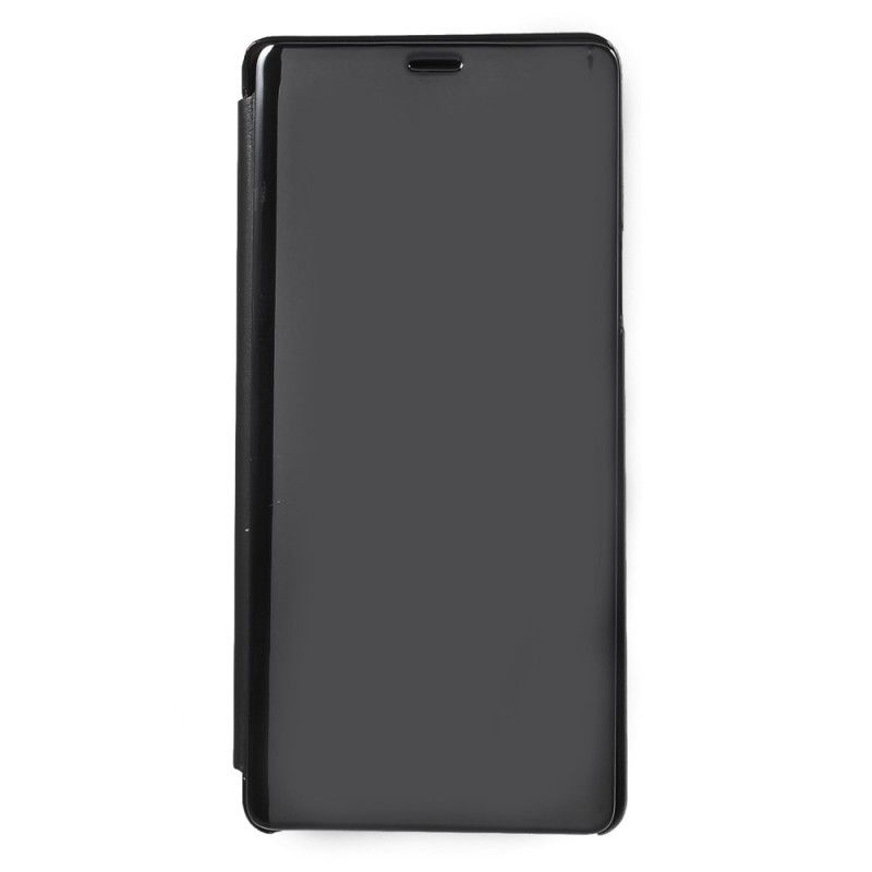 Zichtafdekking Samsung Galaxy Note 9 Paars Zwart Spiegel En Leereffect