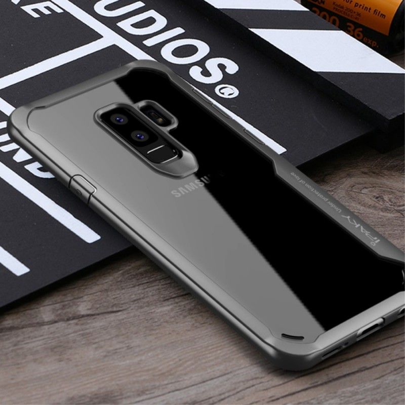 Case Hoesje Samsung Galaxy S9 Rood Zwart Telefoonhoesje Ipaky Hybride Serie
