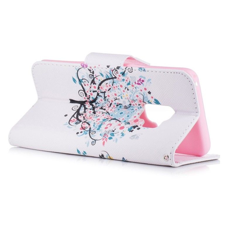 Cover Folio-hoesje Samsung Galaxy S9 Telefoonhoesje Bloemrijke Boom