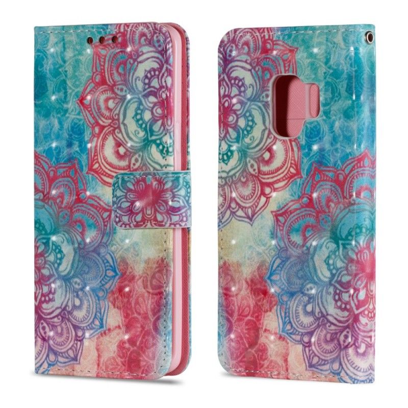 Cover Folio-hoesje Samsung Galaxy S9 Telefoonhoesje Lotus