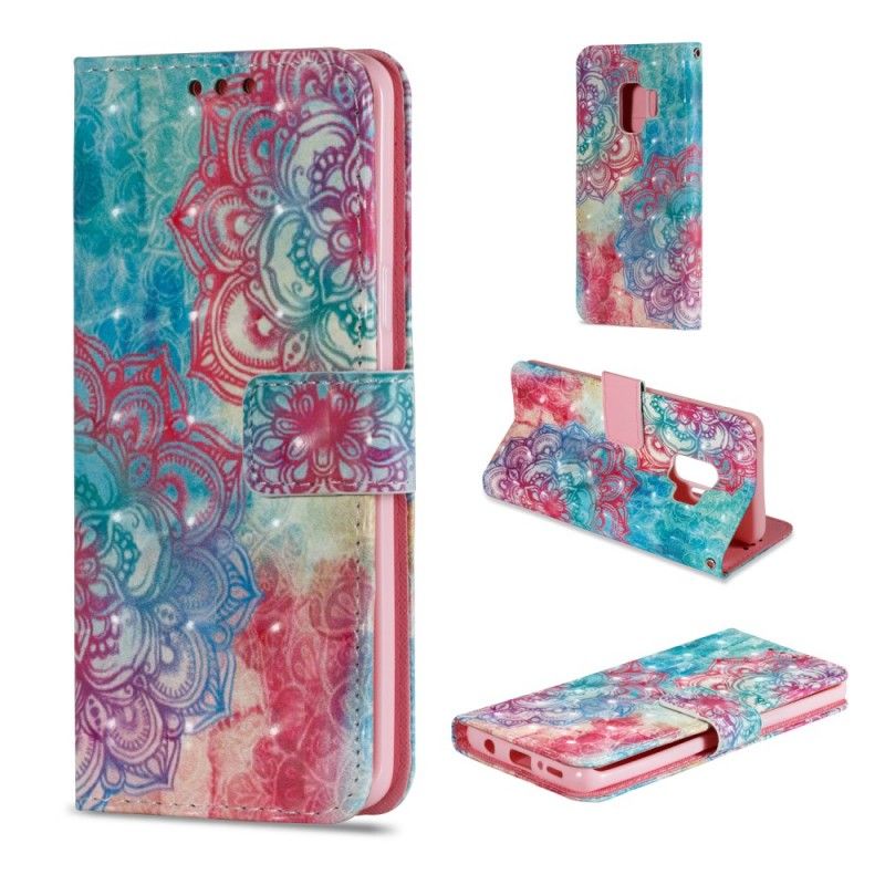 Cover Folio-hoesje Samsung Galaxy S9 Telefoonhoesje Lotus