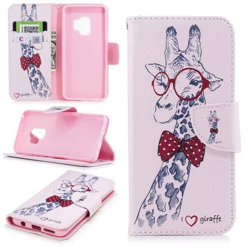 Cover Folio-hoesje Samsung Galaxy S9 Telefoonhoesje Nerdgiraf
