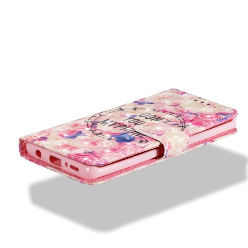 Cover Folio-hoesje Samsung Galaxy S9 Telefoonhoesje Raak Mijn Telefoonrozen Niet Aan