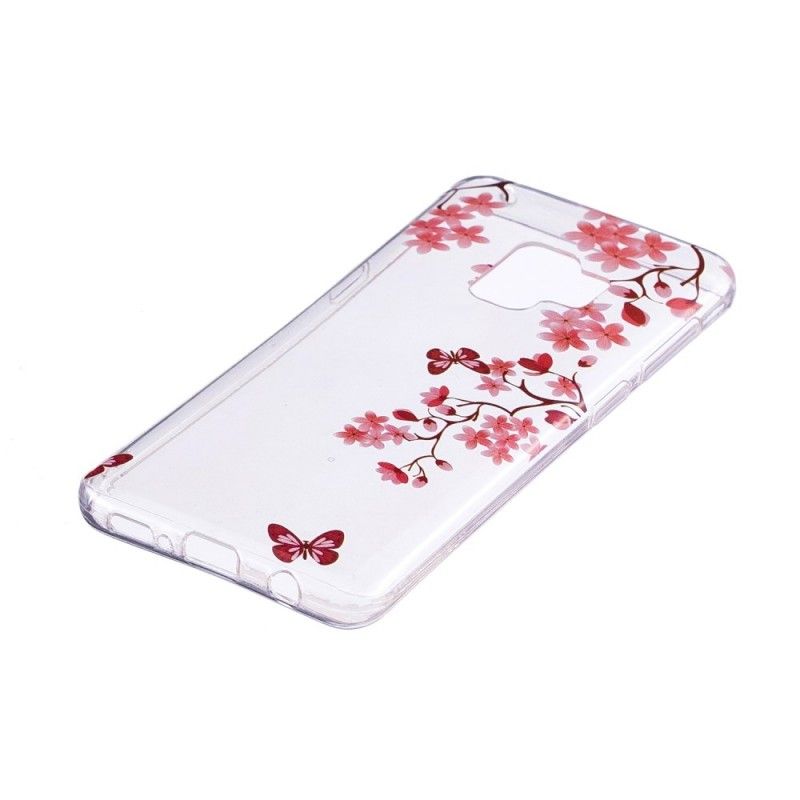 Cover Hoesje Samsung Galaxy S9 Telefoonhoesje Bloeiende Boom