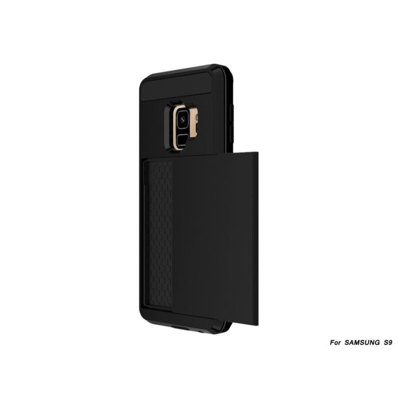 Cover Hoesje Samsung Galaxy S9 Wit Zwart Telefoonhoesje Flitsende Stijve