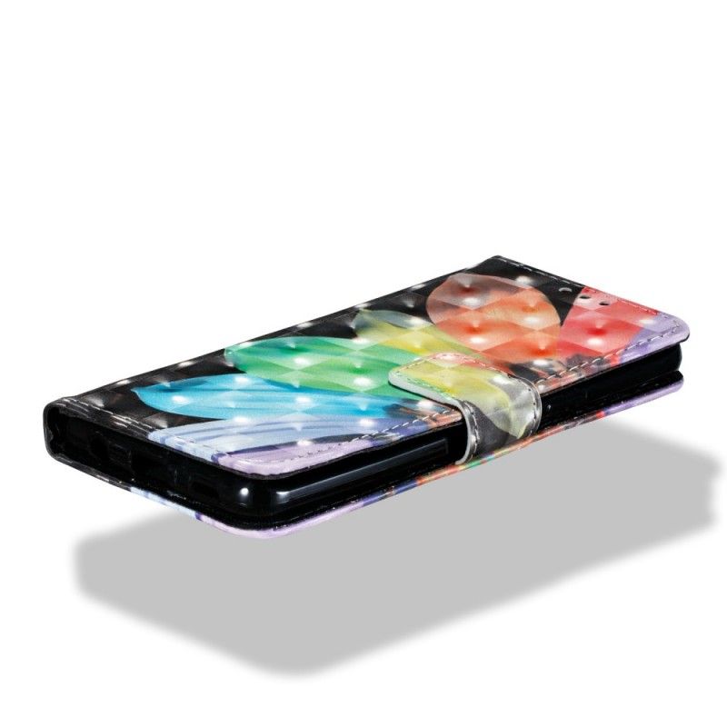 Flip Case Leren Samsung Galaxy S9 Geschilderde Bloem