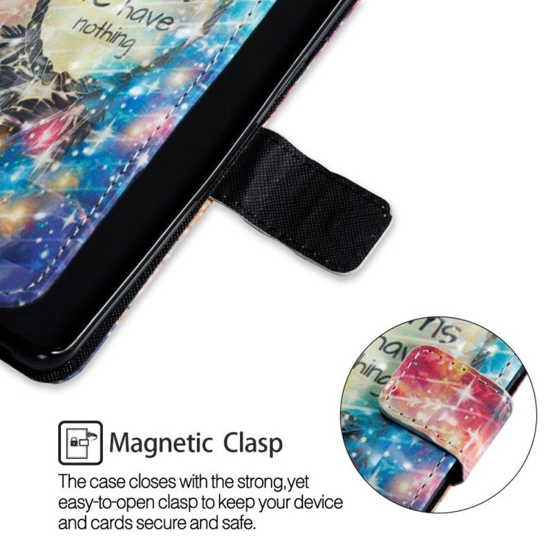 Flip Case Leren Samsung Galaxy S9 Zonder Dromen