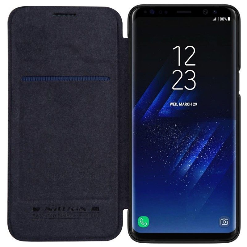 Folio-hoesje voor Samsung Galaxy S9 Bruin Nillkin Qin-Reeks