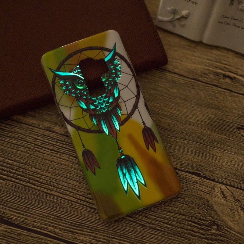 Hoesje Samsung Galaxy S9 Fluorescerende Uil Dromenvanger