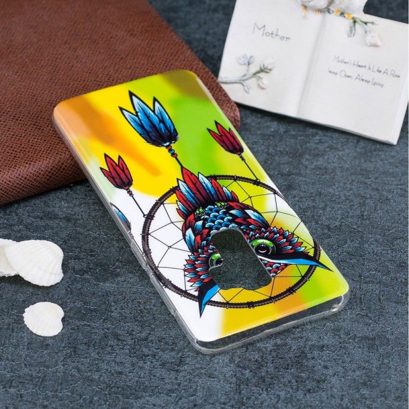 Hoesje Samsung Galaxy S9 Fluorescerende Uil Dromenvanger