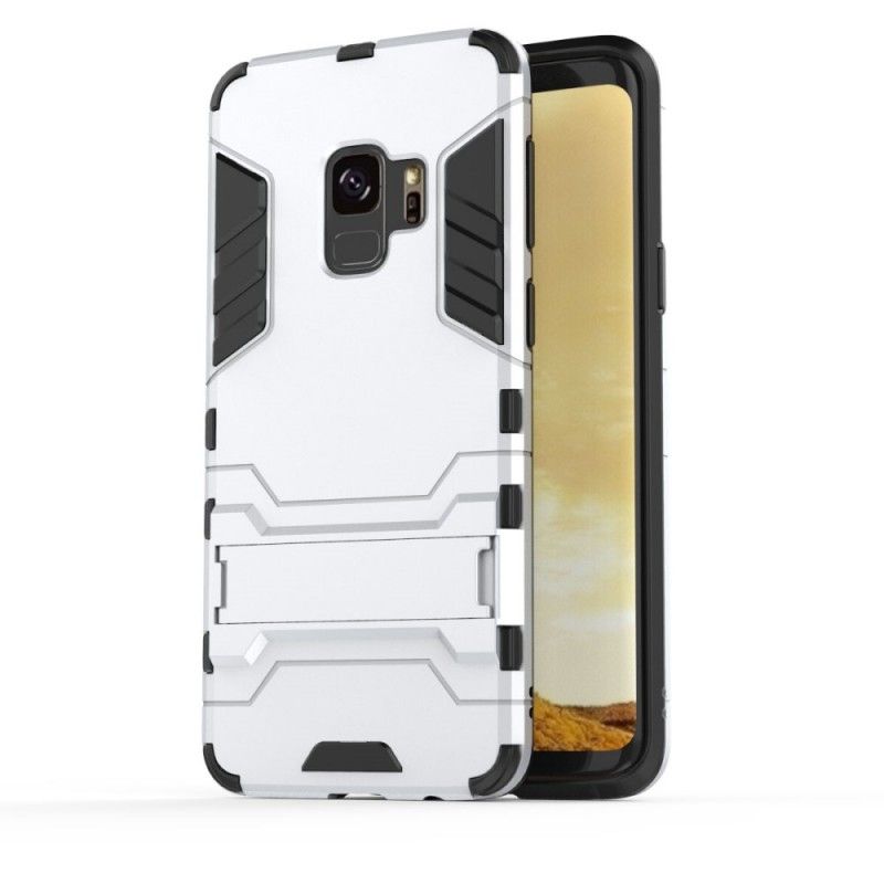 Hoesje Samsung Galaxy S9 Grijs Zwart Ultrabestendig