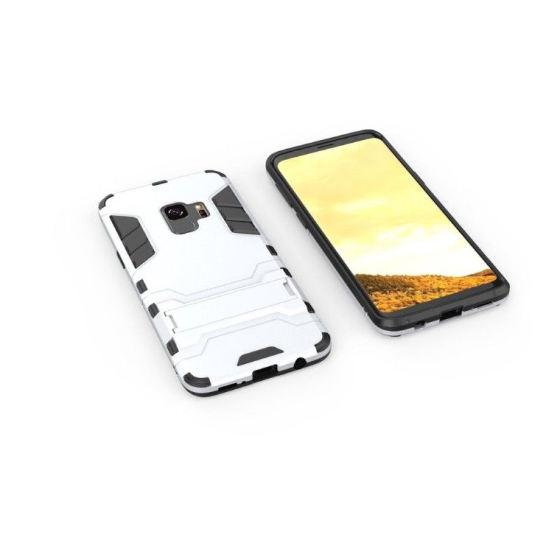 Hoesje Samsung Galaxy S9 Grijs Zwart Ultrabestendig