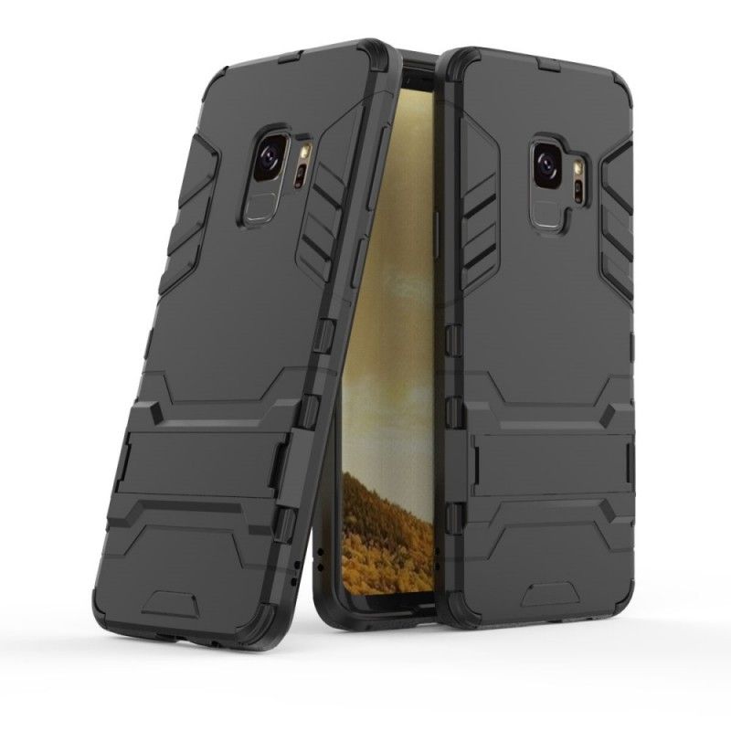 Hoesje Samsung Galaxy S9 Grijs Zwart Ultrabestendig