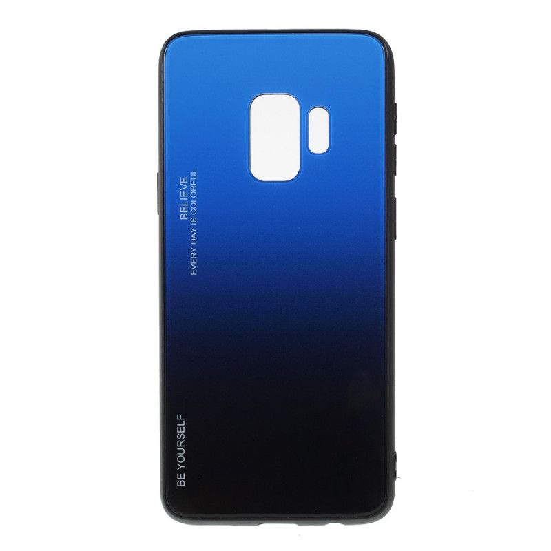 Hoesje Samsung Galaxy S9 Magenta Rood Gegalvaniseerde Kleur
