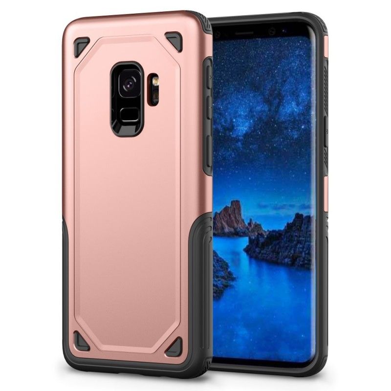 Hoesje Samsung Galaxy S9 Roze Premium Metaaleffect