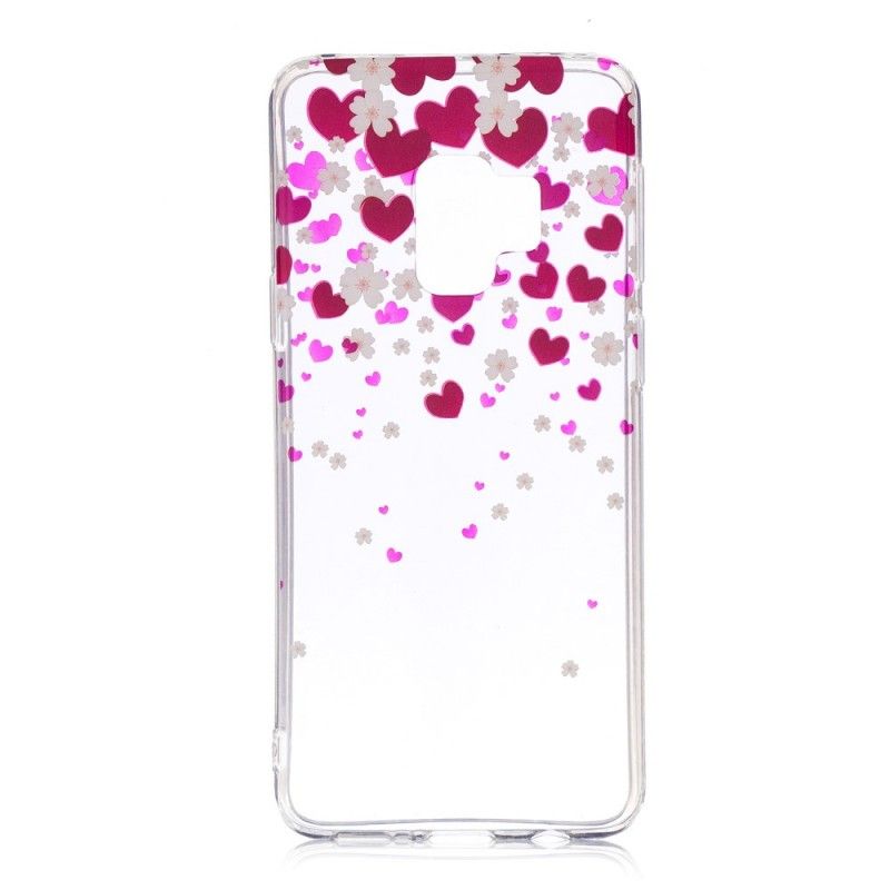 Hoesje Samsung Galaxy S9 Telefoonhoesje Regen Van Harten