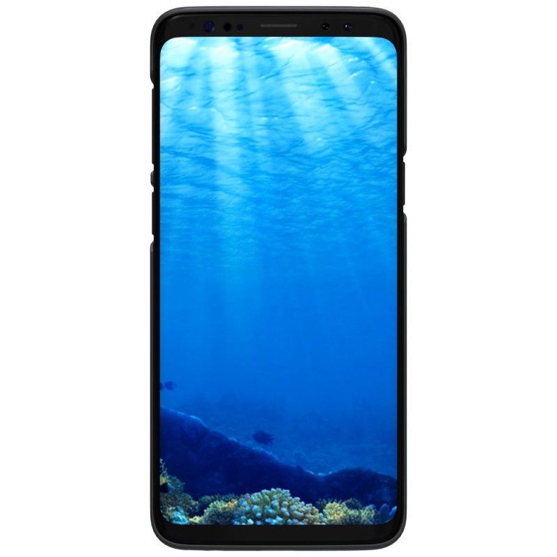 Hoesje voor Samsung Galaxy S9 Zwart Stijve Frosted Nillkin