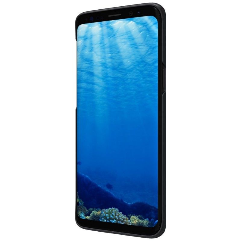 Hoesje voor Samsung Galaxy S9 Zwart Stijve Frosted Nillkin