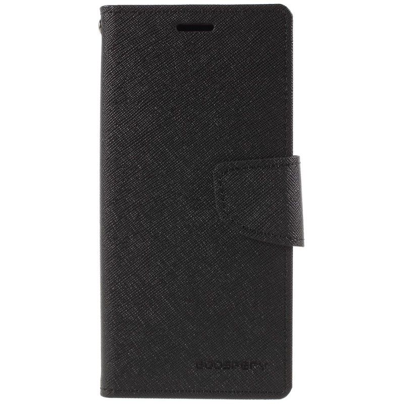 Leren Hoesje Samsung Galaxy S9 Donkerblauw Magenta Tweekleurig Kwik