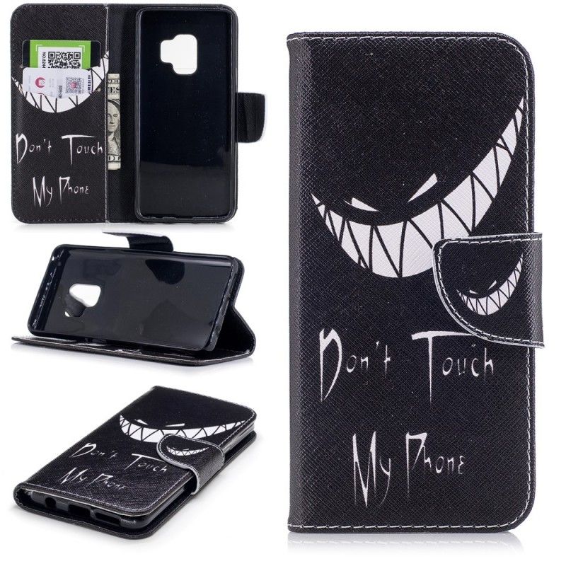 Leren Hoesje Samsung Galaxy S9 Duivelse Telefoon