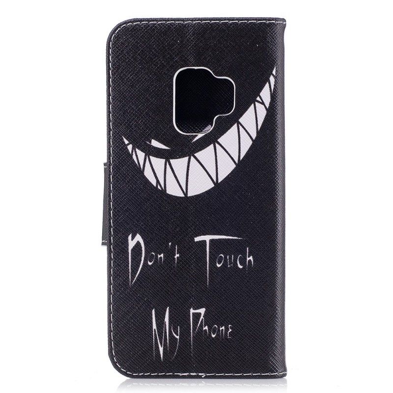 Leren Hoesje Samsung Galaxy S9 Duivelse Telefoon