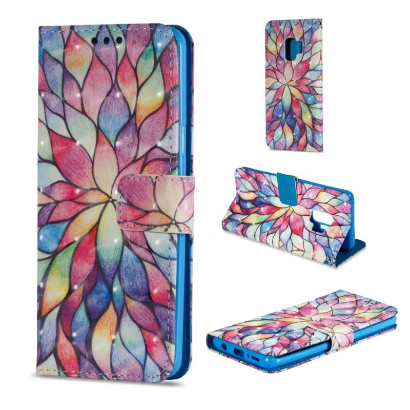 Leren Hoesje Samsung Galaxy S9 Optische Kleur