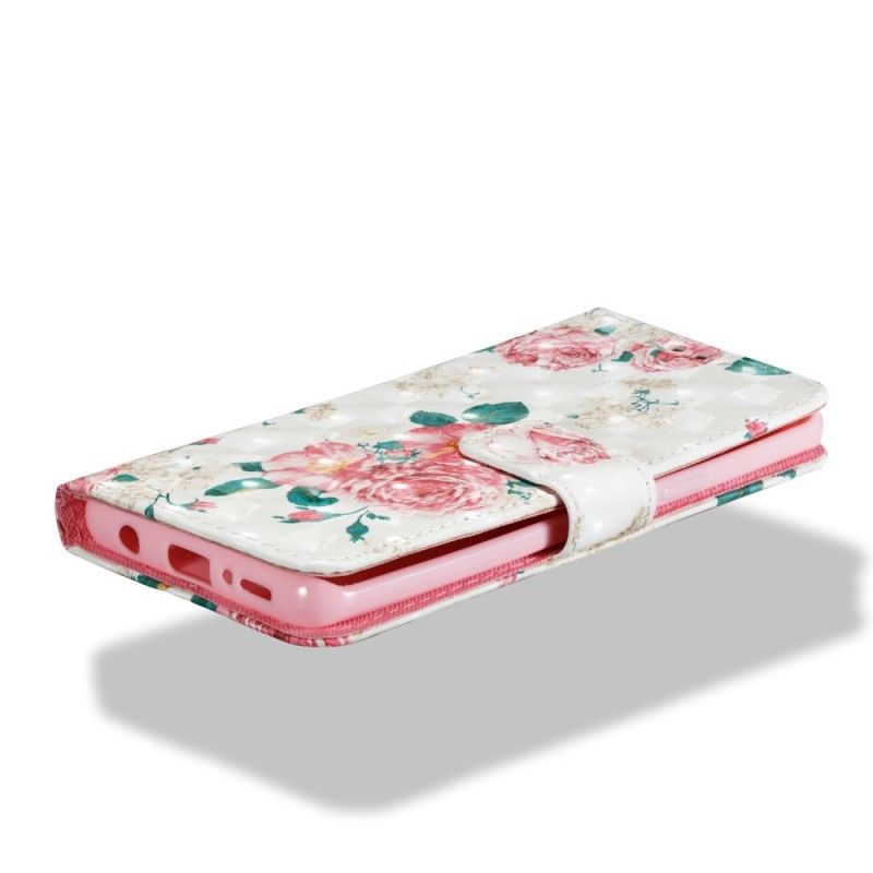 Leren Hoesje Samsung Galaxy S9 Telefoonhoesje Vrijheidsbloemen