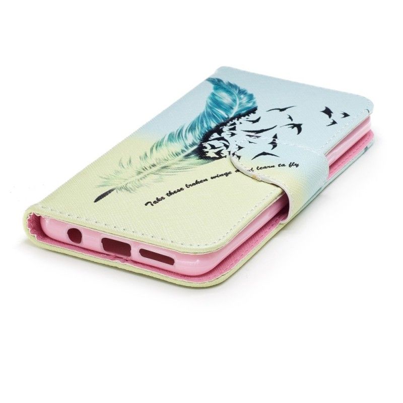 Leren Hoesje Samsung Galaxy S9 Leren Vliegen