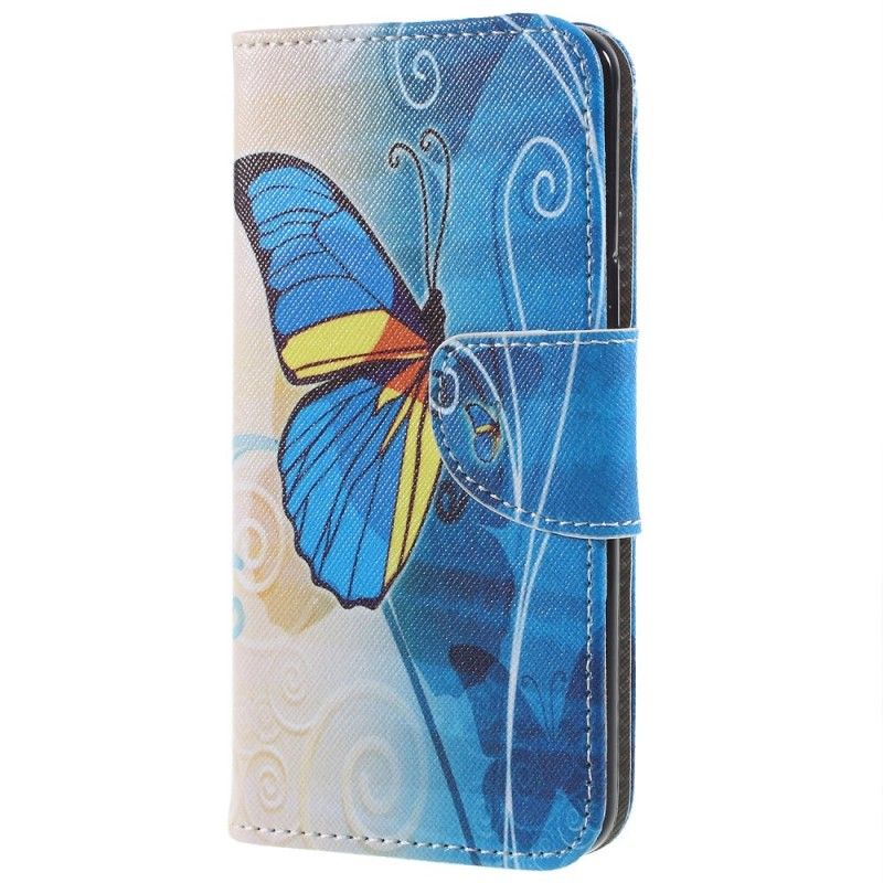 Leren Hoesje Samsung Galaxy S9 Vlinders