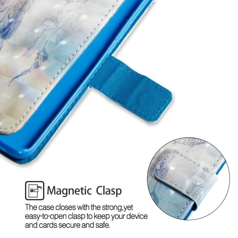 Leren Hoesje voor Samsung Galaxy S9 Aquarel Dromenvanger