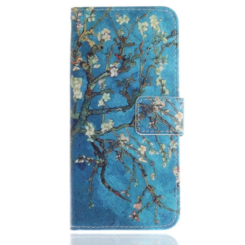 Leren Hoesje voor Samsung Galaxy S9 Bloeiende Boom