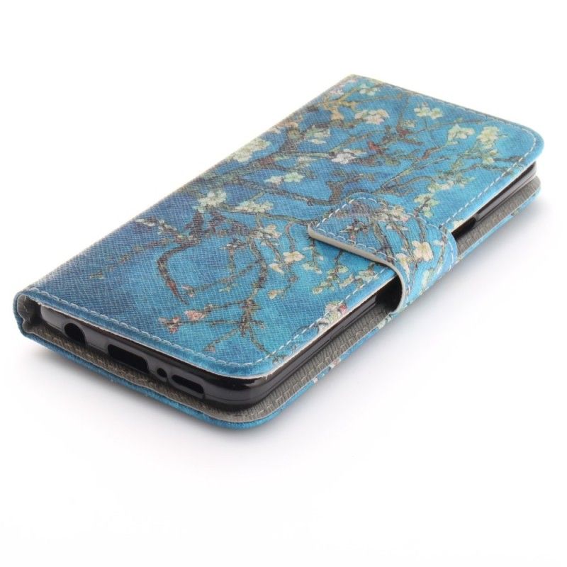 Leren Hoesje voor Samsung Galaxy S9 Bloeiende Boom